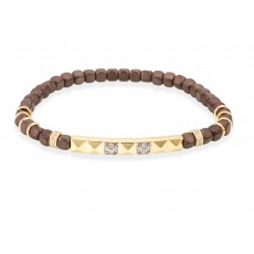 PULSERA TACHUELAS DORADA