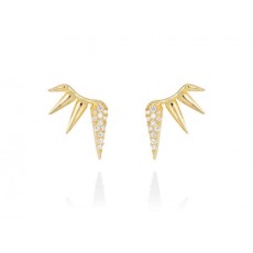 PENDIENTE QUEEN DORADO