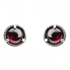 PENDIENTES RAIVE BOTON PLATA