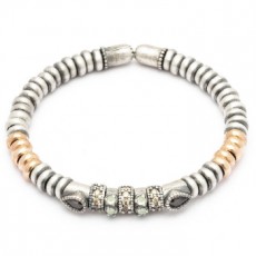 PULSERA RAIVE ORO ROSA CIRCONITA