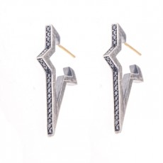 PENDIENTES THIERRY MUGLER BLACK