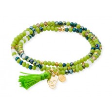 PULSERA ZEN NEON PISTACHO CALAVERA