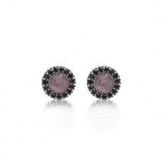 PENDIENTES LEKEITIO GRANATE 