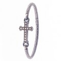PULSERA CROSS RIGIDA CO&Ntilde;AC 