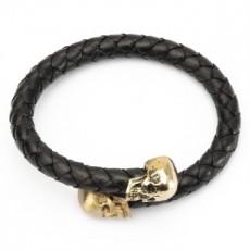 PULSERA RAIVE CALAVERA DOBLE 