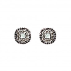 PENDIENTES RAIVE BOTTON  CUADRADO TRICOLOR