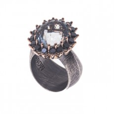 ANILLO AGUAMARINA & BLACK
