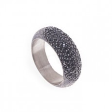 ANILLLO PAVE NEGRO