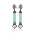 PENDIENTES SUNFIELD PILAR AZUL