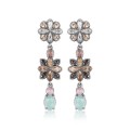 PENDIENTES SUNFIELD DOBLE FLOR