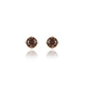 PENDIENTES SUNFIELD SQUARE MARRON