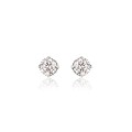 PENDIENTES SUNFIELD SQUARE ROSA