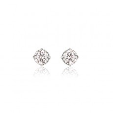 PENDIENTES SUNFIELD SQUARE ROSA