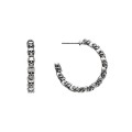 PENDIENTES RAIVE CRIOLLA PLATA CALAVERA 