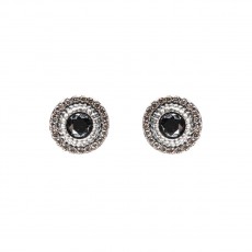 PENDIENTES RAIVE BOTTON NEGRO
