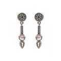 PENDIENTES RAIVE CANDLE ROSA