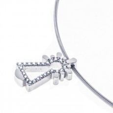 COLGANTE XL VIRGEN ORO DIAMANTES 