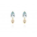PENDIENTES IRIA AZUL