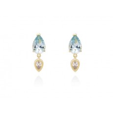 PENDIENTES IRIA AZUL