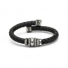 PULSERA RAIVE CUERO GRABADO