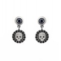 PENDIENTE RAIVE GRABADO CALAVERA