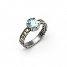ANILLO RAIVE AGUAMARINA