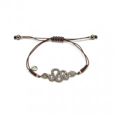 PULSERA RAIVE SERPIENTE BROWN