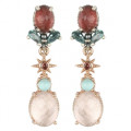 PENDIENTES SUNFIELD SILVIA PINK LIGHT