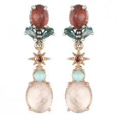PENDIENTES SUNFIELD SILVIA PINK LIGHT