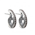 PENDIENTES RAIVE GOTA CUORE NEGRO