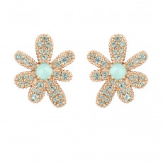PENDIENTES SUNFIELD ANTHEA ROS&Eacute;