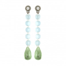 PENDIENTES SUNFIELD FERONIA AGUAMARINA