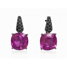 PENDIENTES JAIPUR CUARZO ROSA