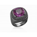 ANILLO JAIPUR CUARZO ROSA