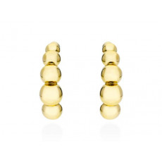 PENDIENTES POMPE DORADO
