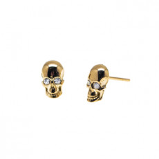 PENDIENTES CALAVERA ORO
