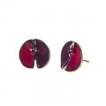 PENDIENTES FILI PLAZA SHINNY ROJO