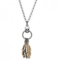 COLGANTE CALAVERAS PLUMAS