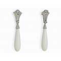 PENDIENTES AGATA BLANCAS