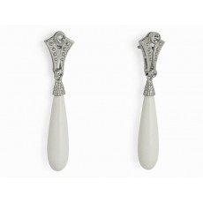 PENDIENTES AGATA BLANCAS