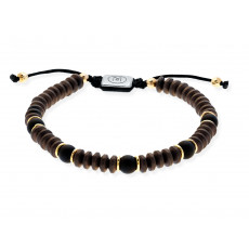 PULSERA MARINA ONIX CHOCOLATE