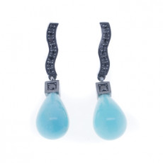 PENDIENTES AMAZONITA