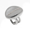 ANILLO BROWN STONE