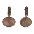 PENDIENTES HAENDEL CUARZO MELOCOTON
