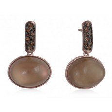 PENDIENTES HAENDEL CUARZO MELOCOTON